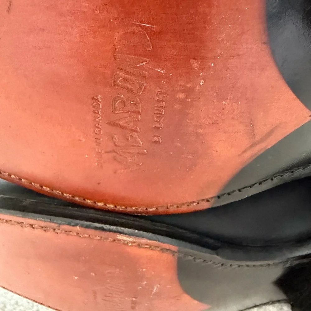Black Leather Boulet motorcycle boots - Picture 7 of 8